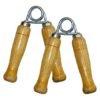 Hand Grip Strengthener, Wooden Handle | for Gym, Exercise, Men, Women