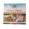 Doms joy Wood C3 Triangular Colour Pencils With 12 Shades, Pencil colour