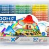 Doms oil pastles colour 50 shades (pack of 1) with plastic pack