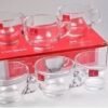 Kaavva Tea coffee premium quaility glass cup 6 nos set