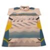 White color customizable collar neck t-shirt for men