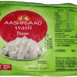 Ashirvaad Paneer 0.5 kg Pouch pack